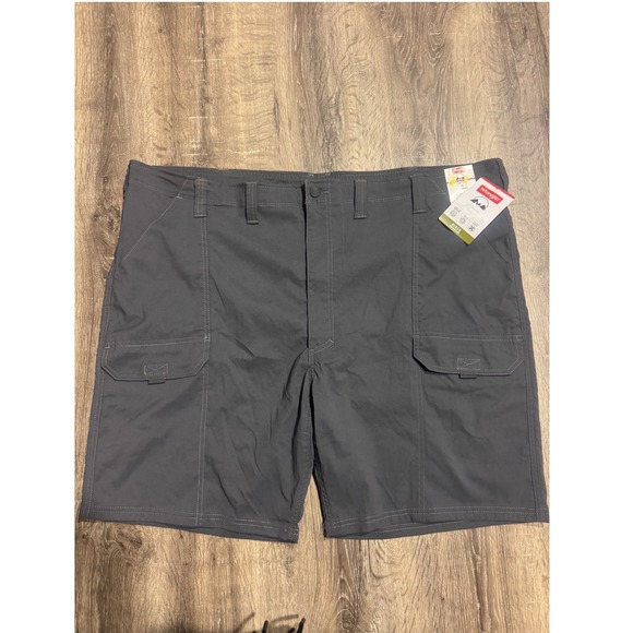 Wrangler Other - Wrangler Mens Hiker Shorts Gray Flex Waist UPF 30 Stretch Cargo NW972GR Size 48